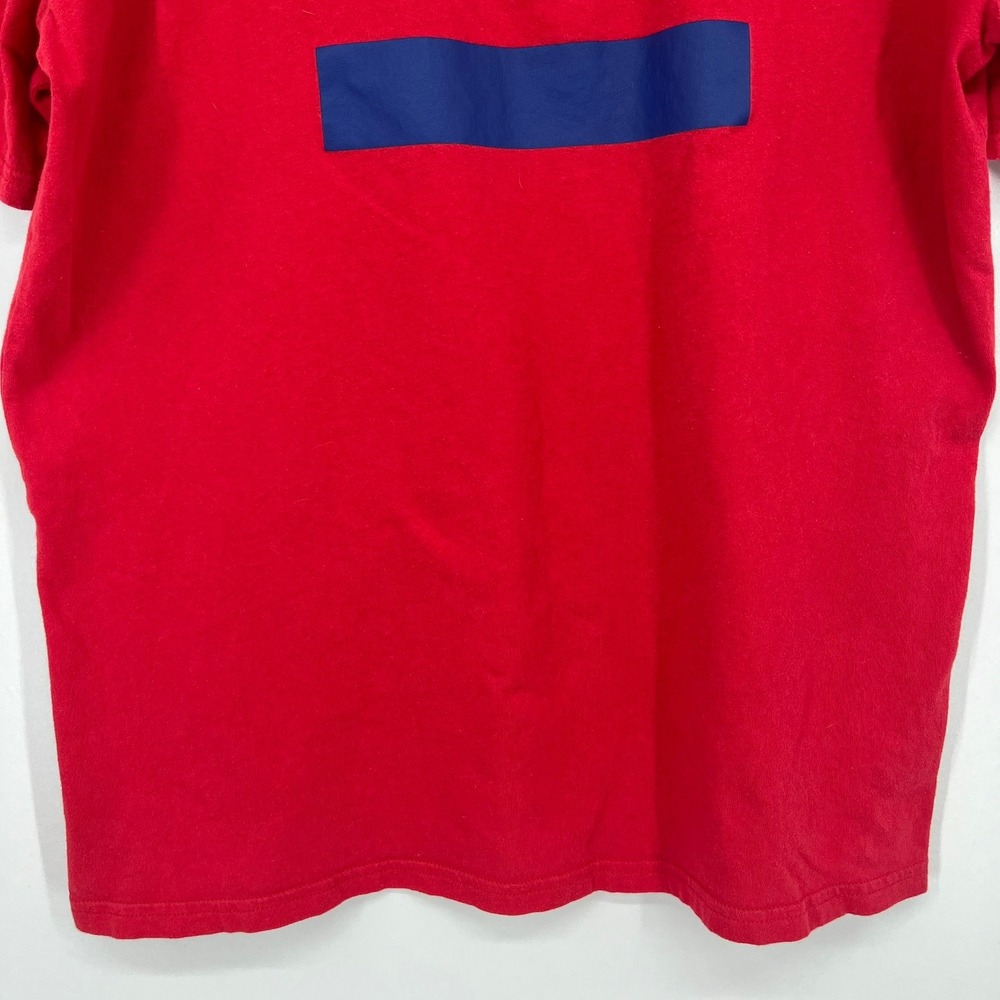 Oakley‎ Mens Red Graphic T-Shirt Short Sleeve Regular Fit Star Logo Large USA - Picture 8 of 14